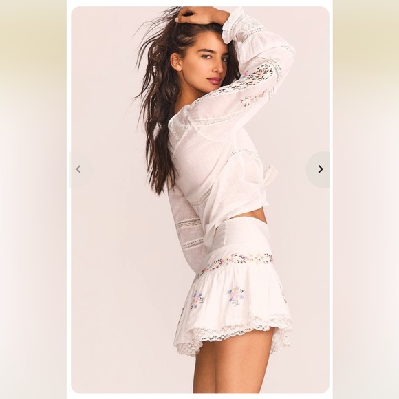 LOVESHACKFANCY Rhodes Skirt - Picture 3 of 10